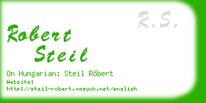 robert steil business card